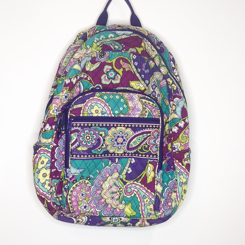 Vera Bradley Purple Paisley Backpack